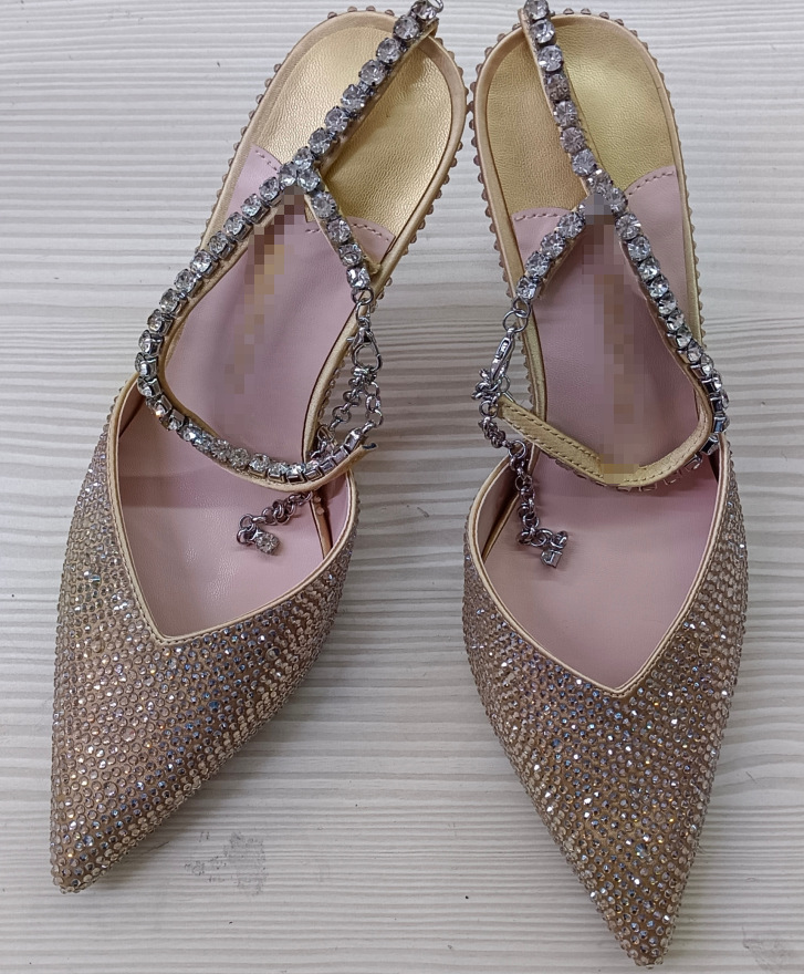 Zapatos de Tacón para Fiesta de Seda y Satén con Tacón Aguja y Punta Afilada para Verano