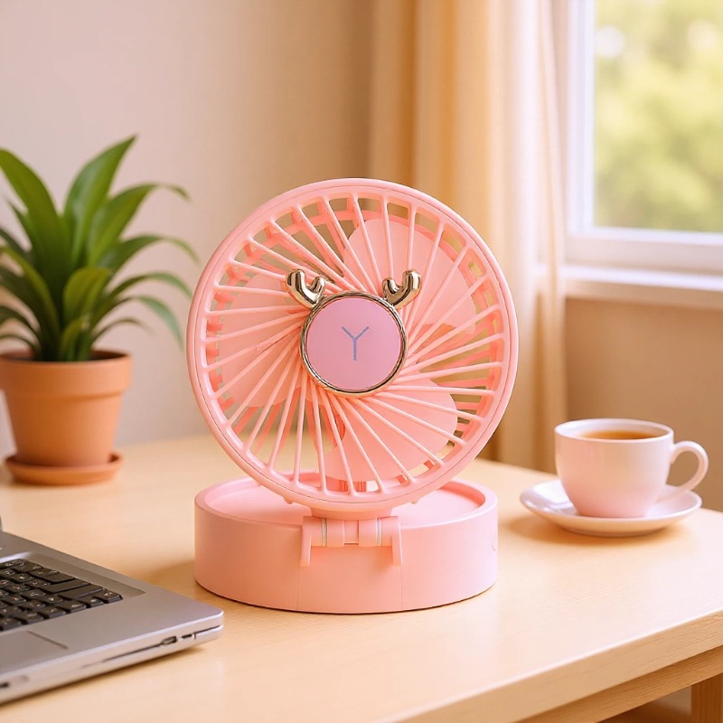 Ventilador eléctrico al aire libre colgante ventilador de cuello iluminación ventilador pequeño ventilador plegable ventilador USB mini ventilador recargable