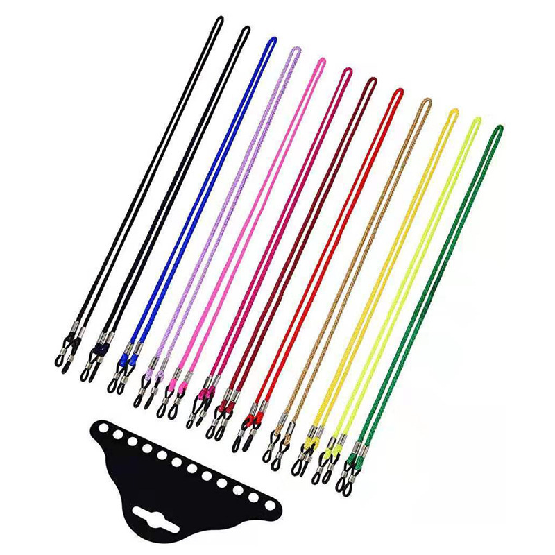 Thick tight rope fashion glasses chain presbyopic glasses non-slip rope colorful children's black glasses lanyard anti-lost