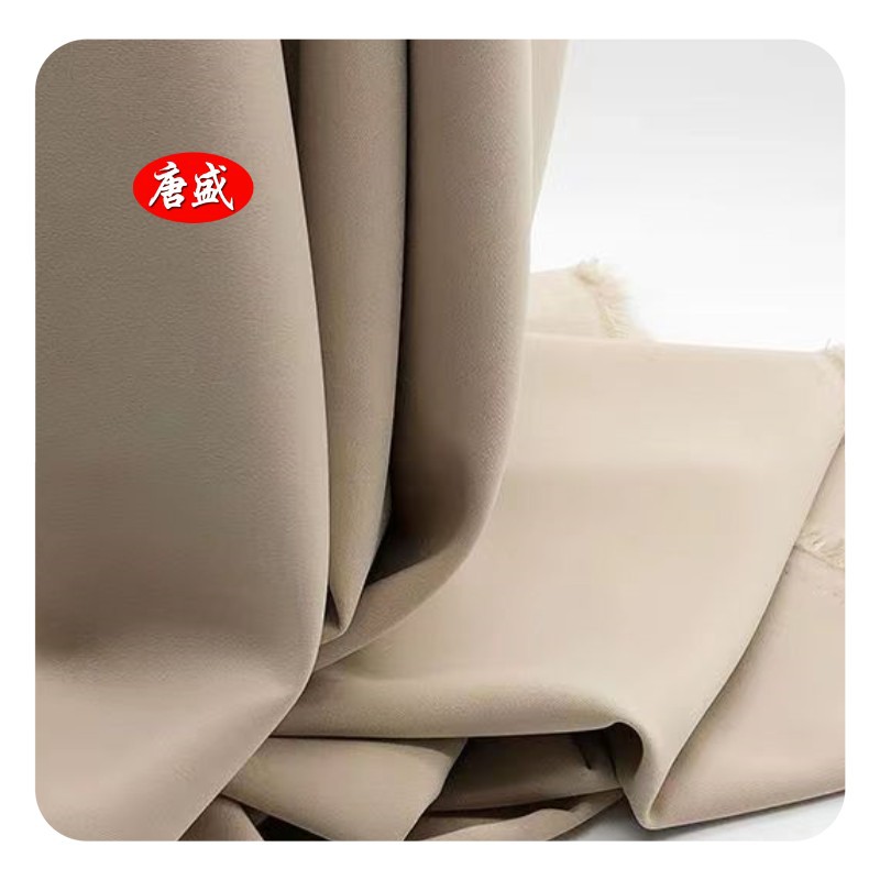 厂家直销 再生涤氨四面弹面料 可乐瓶再生面料 再生垂感裤装面料