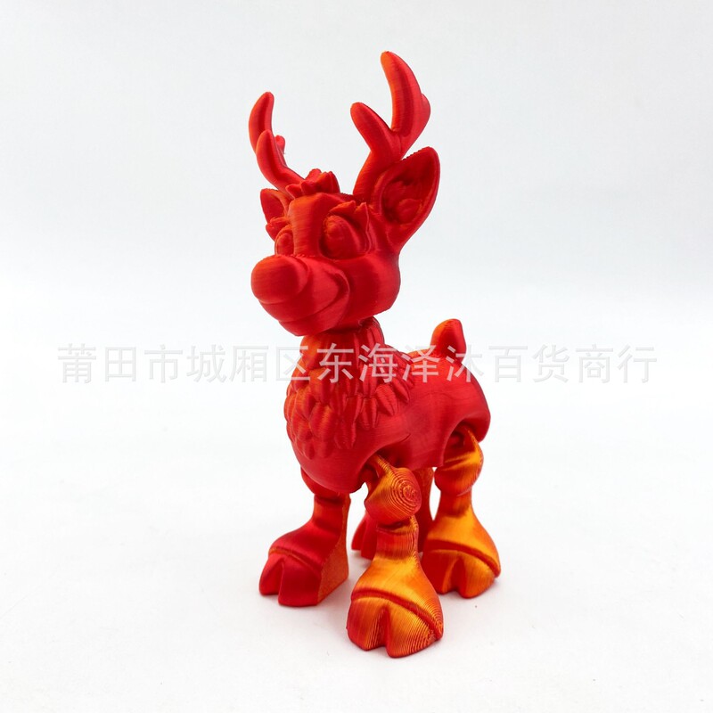 跨境爆款圣诞节雪橇驯鹿雕像 Christmas Reindeer 麋鹿装饰品摆件|undefined
