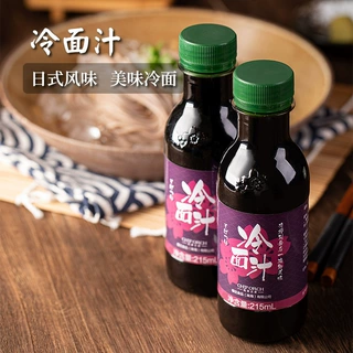 樱花日式冷面汁日式荞麦面汁冷素面酱冷乌冬面酱浓缩汤215mL批发