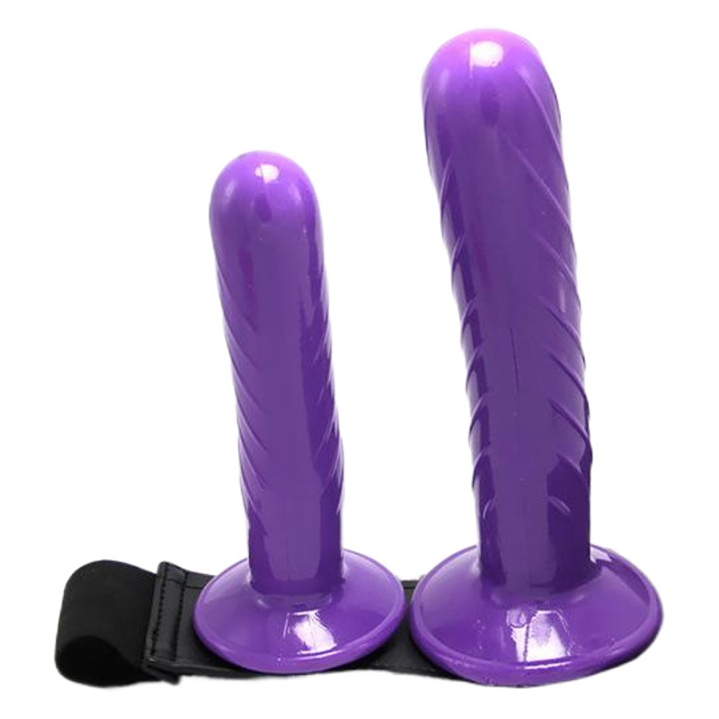 Desgaste de las mujeres pantalones de cuero pene femenino tonglala sexo adulto suministros doble cabeza masturbación juguetes lote pelo generación SM