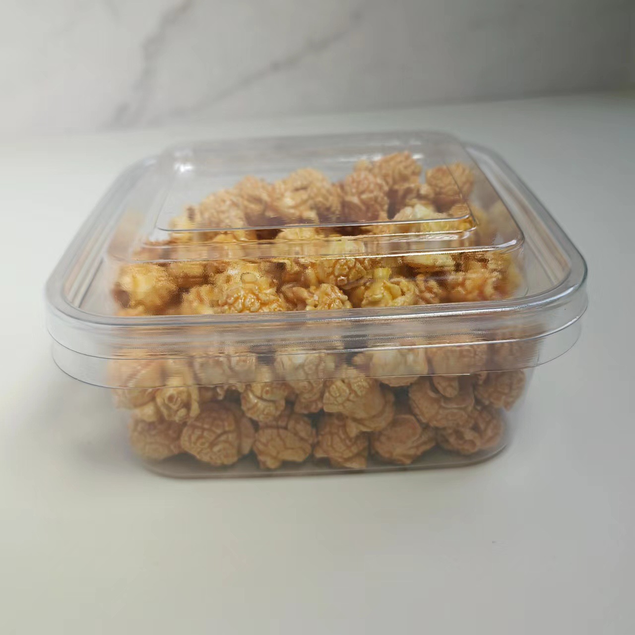 一次性塑料密封透明食品包装盒烘焙盒中式糕点盒麻花盒批发可封边