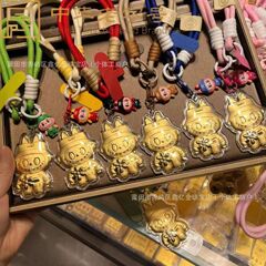 純金キーホルダーラブブゴールドペンダント携帯電話ペンダントトレンディなギフト工場卸売ファーストハンドメーカー人気モデル