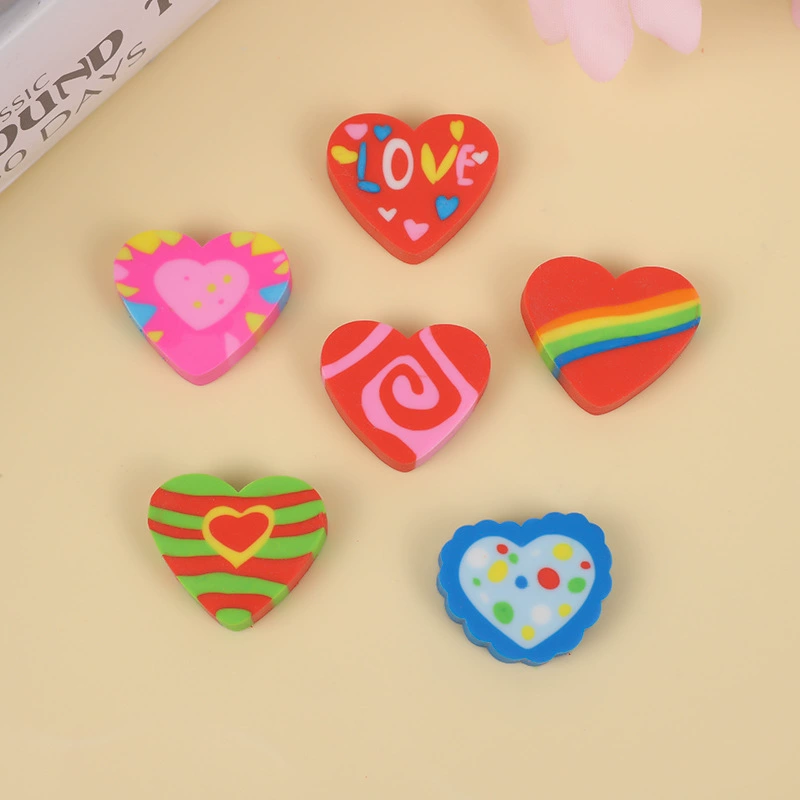 Кросс-бордерный ластик в форме сердца, подарок на День святого Валентина, ластик для школьников, ластик в форме персикового сердца, ластик для карандашей в форме сердца, канцелярские товары