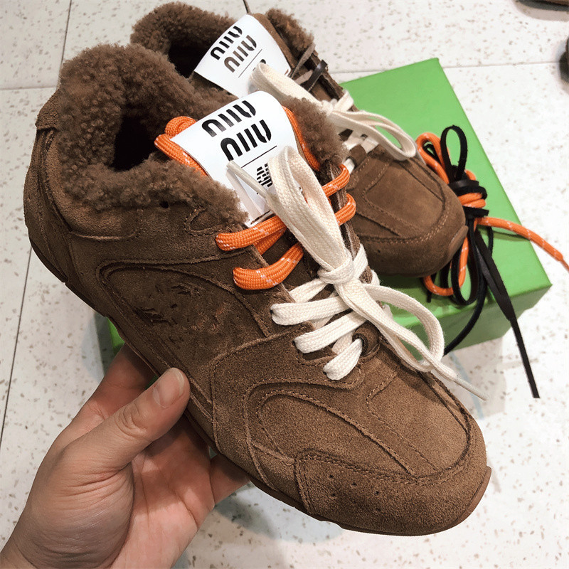 브라운 코튼 안감