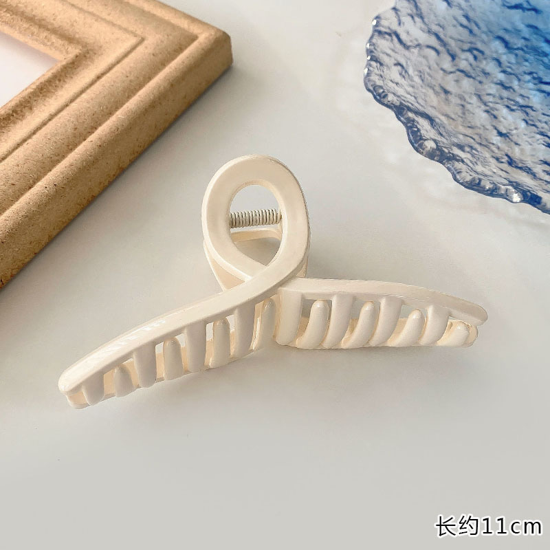 Blanco simple baño pinza de pelo subred rojo estilo coreano nueva placa pinza de pelo de la cabeza accesorios para el cabello temperamento femenino tocado