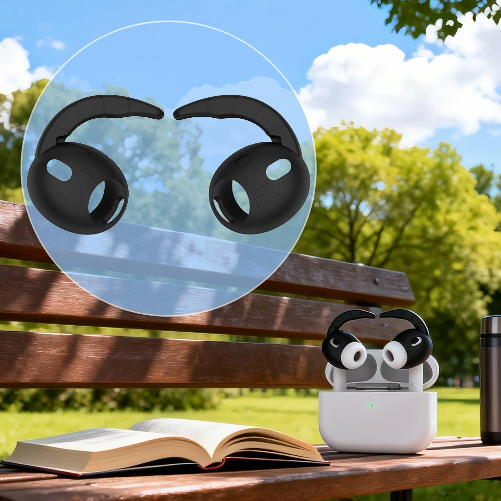Подходит для 2025 года Apple AirPods Pro3 Bluetooth наушники с ручкой силиконовая накладка на ухо против царапин однотонный цвет
