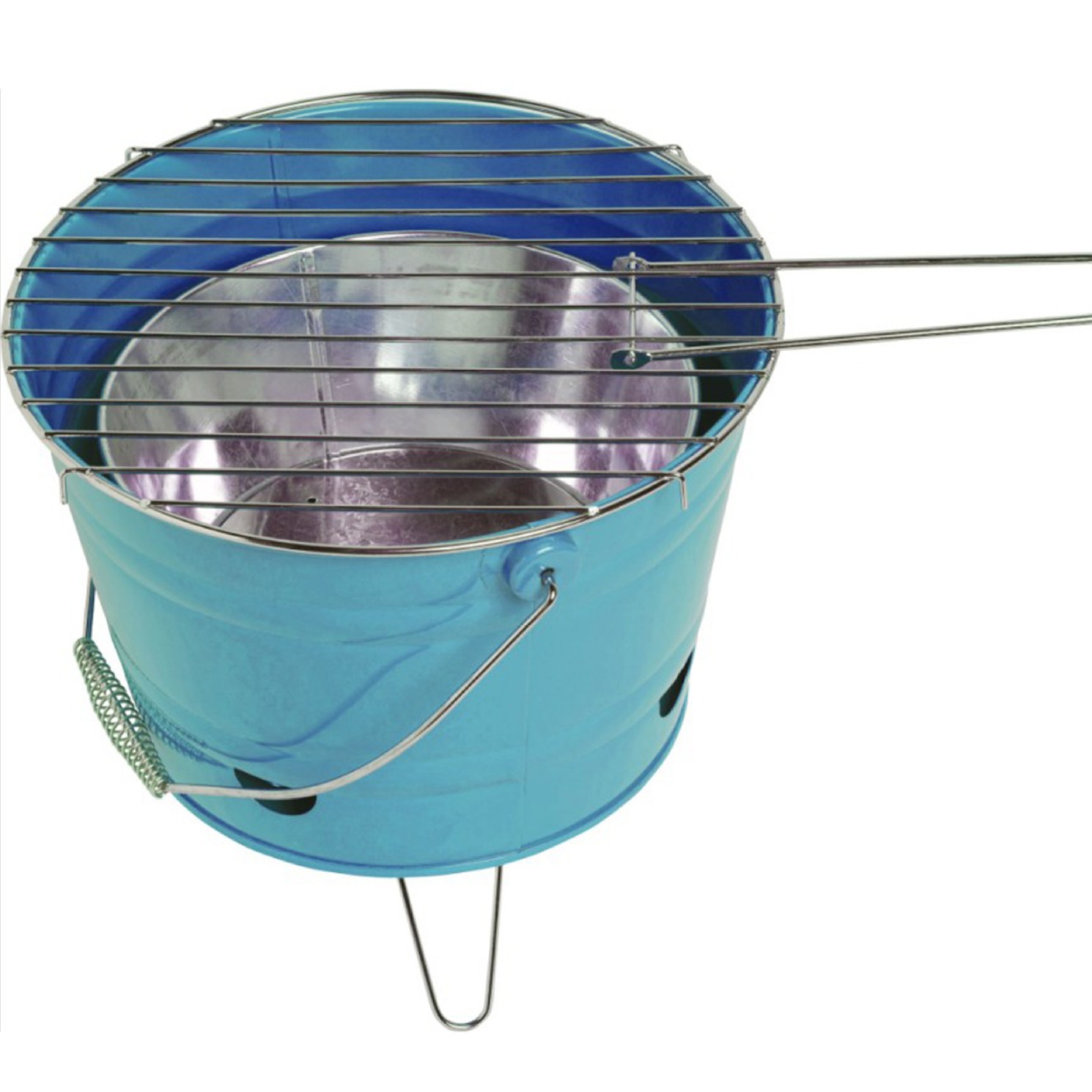 Los fabricantes producen 10 pulgadas cubo estufa barbacoa parrilla con Cuenca de carbón barbacoa parrilla barbacoa forma de cubo barbacoa parrilla