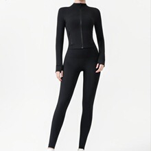 R 20135 Zipper Long Sleeve Yoga Jacket �٤��������