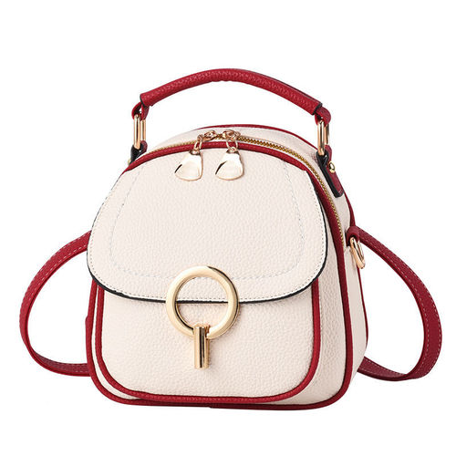 Korean-style unisex backpack for women, 2024 new trendy Instagram-inspired design—large-capacity crossbody bag with premium-grade shoulder and handheld options for students.