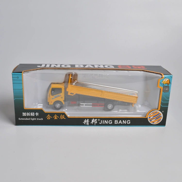 Металлический грузовик JINGBANG длинный тягач toy – модель 86023, реалистичное вождение, многоцветные варианты коробки