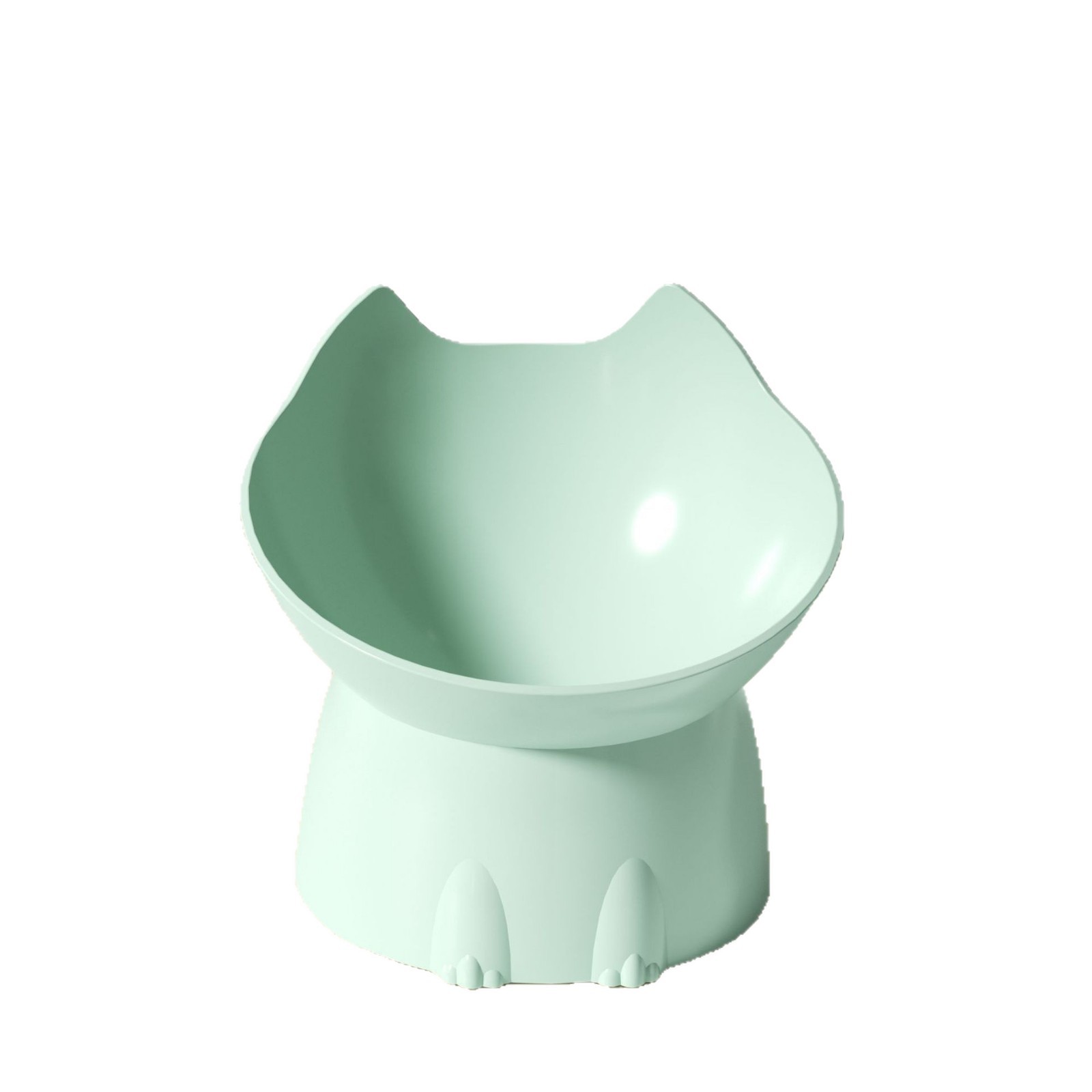 Cocos para mascotas de boca inclinada para gatos y perros, cuenco de alimentación para gatos, cuenco de arroz para gatos, cuenco de pies altos, cuenco de gatos al por mayor.