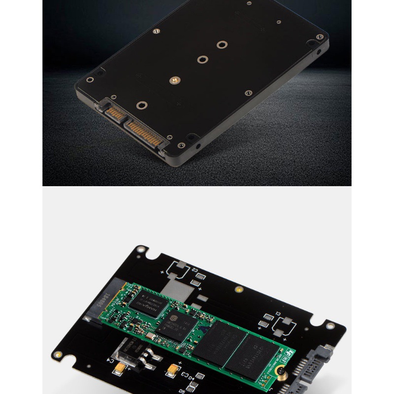 2 caja de disco duro caja adaptador ngff caja m.2 caja 2242 portátil caja de disco duro de estado sólido M.2 a tarjeta de protocolo sata