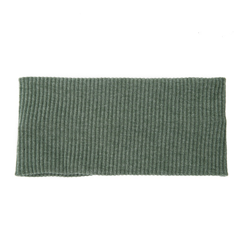 Amazon Cross-border European and American Knitted Wide Edge Elastic Yoga Sports Head Scarf Headband Simple Solid Color Hair Band for Women