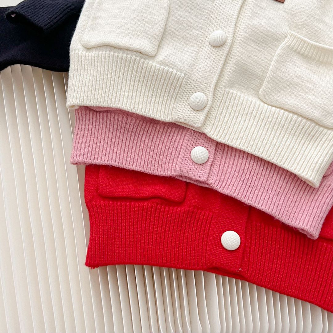 JINYONG Maglione da ragazza Nuovo set da due pezzi per bambini in maglia occidentale a maniche lunghe alla moda con top svasato_voghion.com
