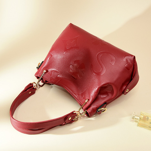 Midlife Women's Handbag 2025 European and American Fashion Ladies Crossbody Bag with Single Shoulder Bag Large Bag