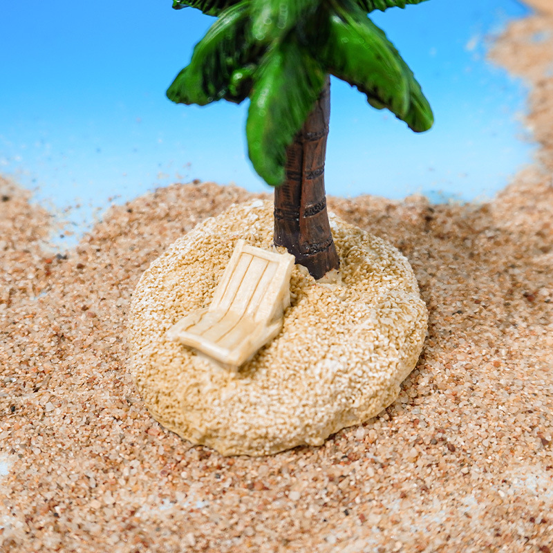Playa de coco árbol suministro directo de la fábrica Mediterráneo viento micro paisaje suculento flor olla acuario pecera paisaje Decoración