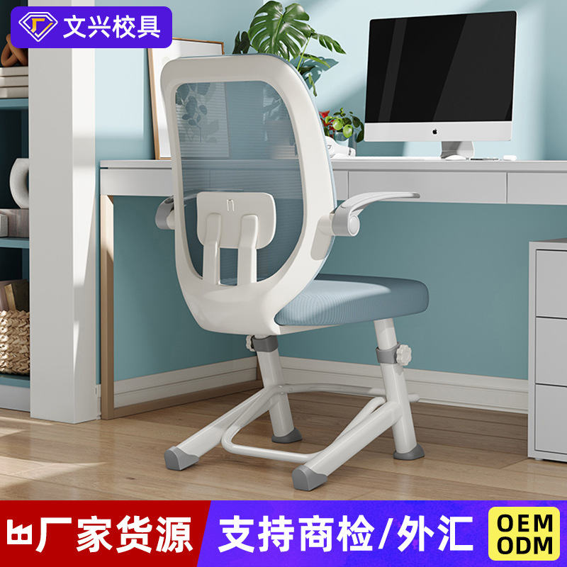 Children's Learning Chair Manufacturer Home Learning Chair with Armrests Computer Chair Junior High School Student Writing Desk Chair