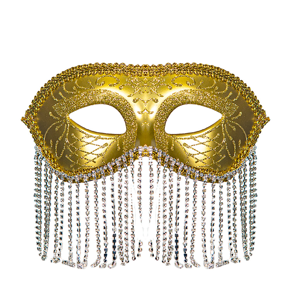 Máscara de princesa exótica estilo antiguo retro jazz props baile de máscaras Dunhuang Feitian diamantes de alta calidad