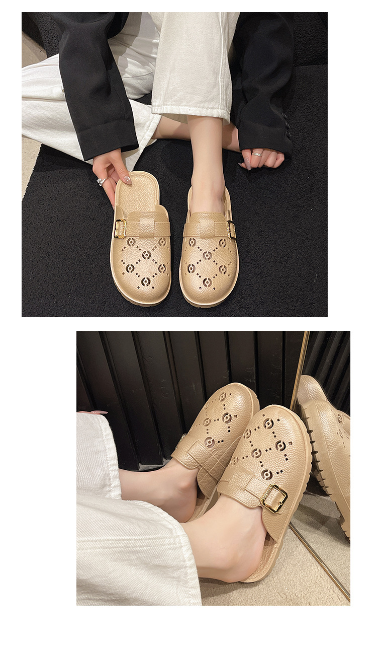 Platform Slippers Women's Summer Sandals With Thick Sole_voghion.com