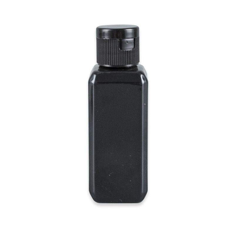 50ml botella cuadrada transparente con tapa de mariposa Flip embalaje cosmético puro Rocío lavado loción de manos sub-embalaje botella vacía para mascotas