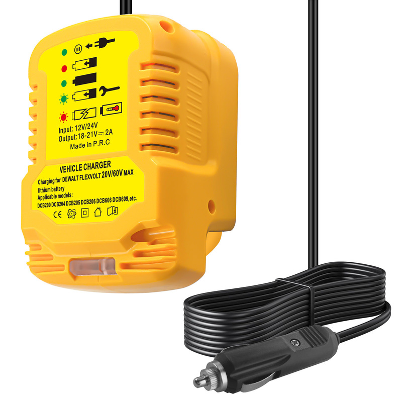 Mini Charger Is Compatible with Makita, Dewalt, Mivochi, Dr. 110-240V and Other Brands of Battery Chargers