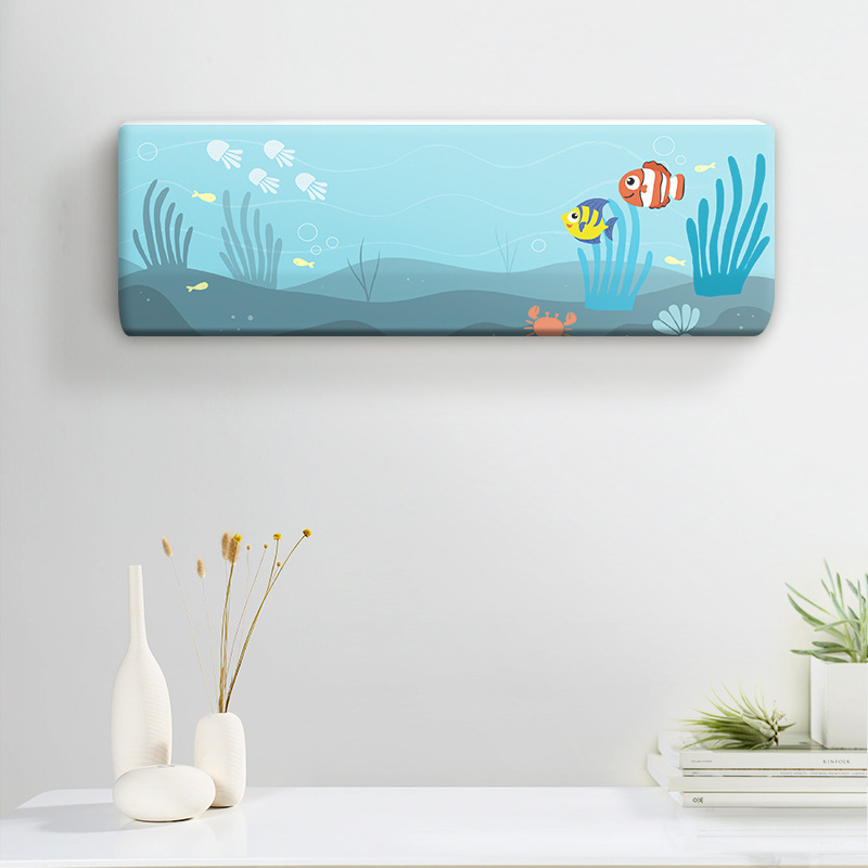 Cubierta del acondicionador de aire colgando cubierta de polvo universal 2022 Nuevo Hogar cubierta colgante cubierta de alta cubierta elástica cubierta de tela al por mayor