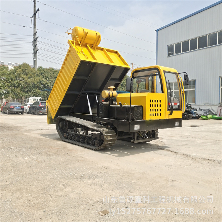 爬山虎型履带运输车 农用3吨履带式自卸车 山区建材搬运车