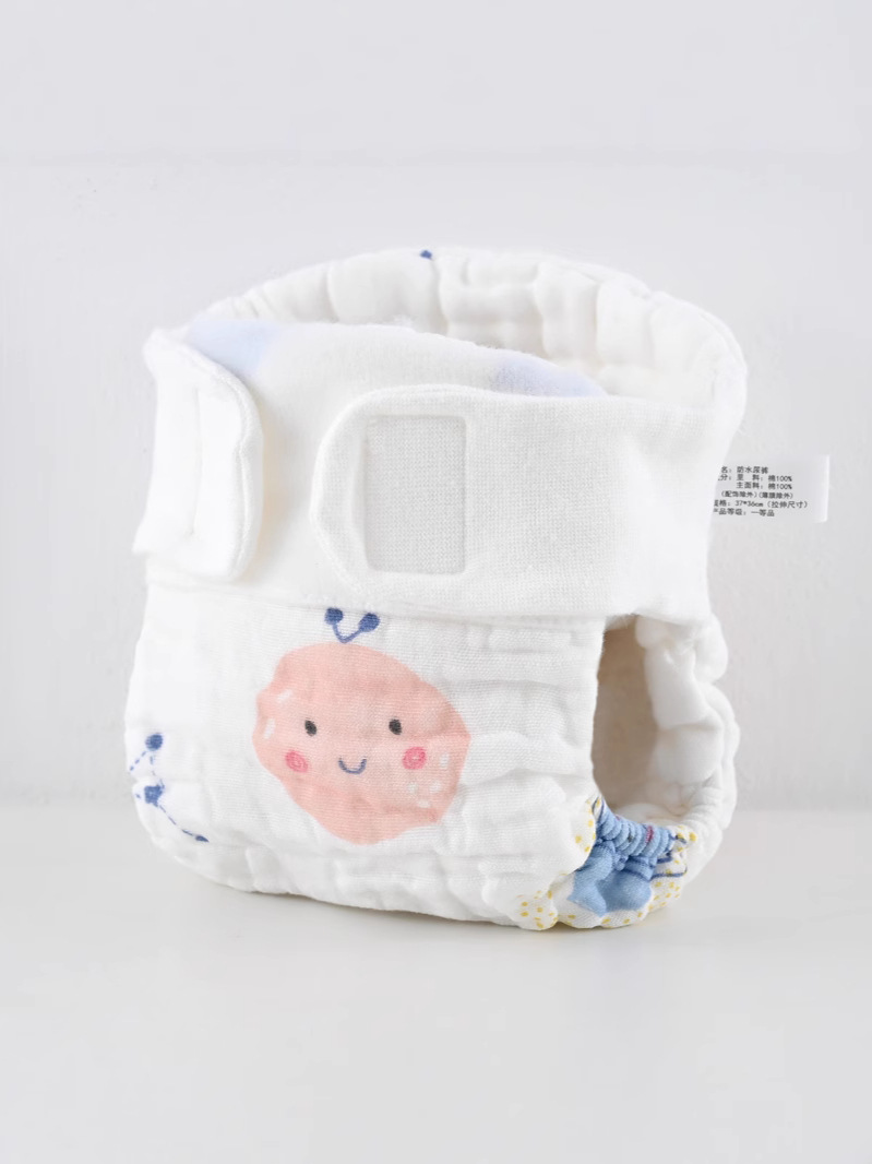 Pañales de gaza, pañales de algodón recién nacidos, pañales de bebé lavables, pantalones de verano