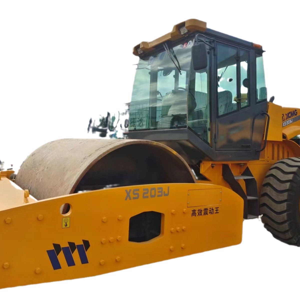 XCMG XS223JE (22T) 26T Yiwu usado rodillo de acero único 22 toneladas rodillo XS202J XS225