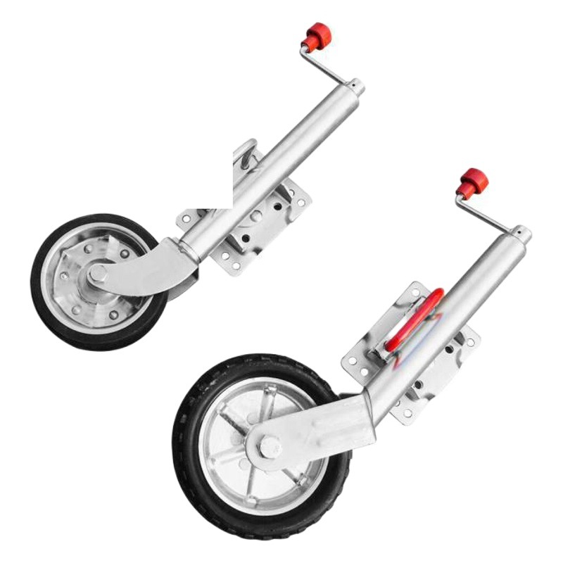 Cargue 1500 libras 8 pulgadas de Australia RV remolque Jack rueda de guía pierna delantera gran carga delantera coche rueda de guía