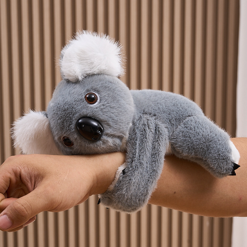 Sitting gray koala single snap