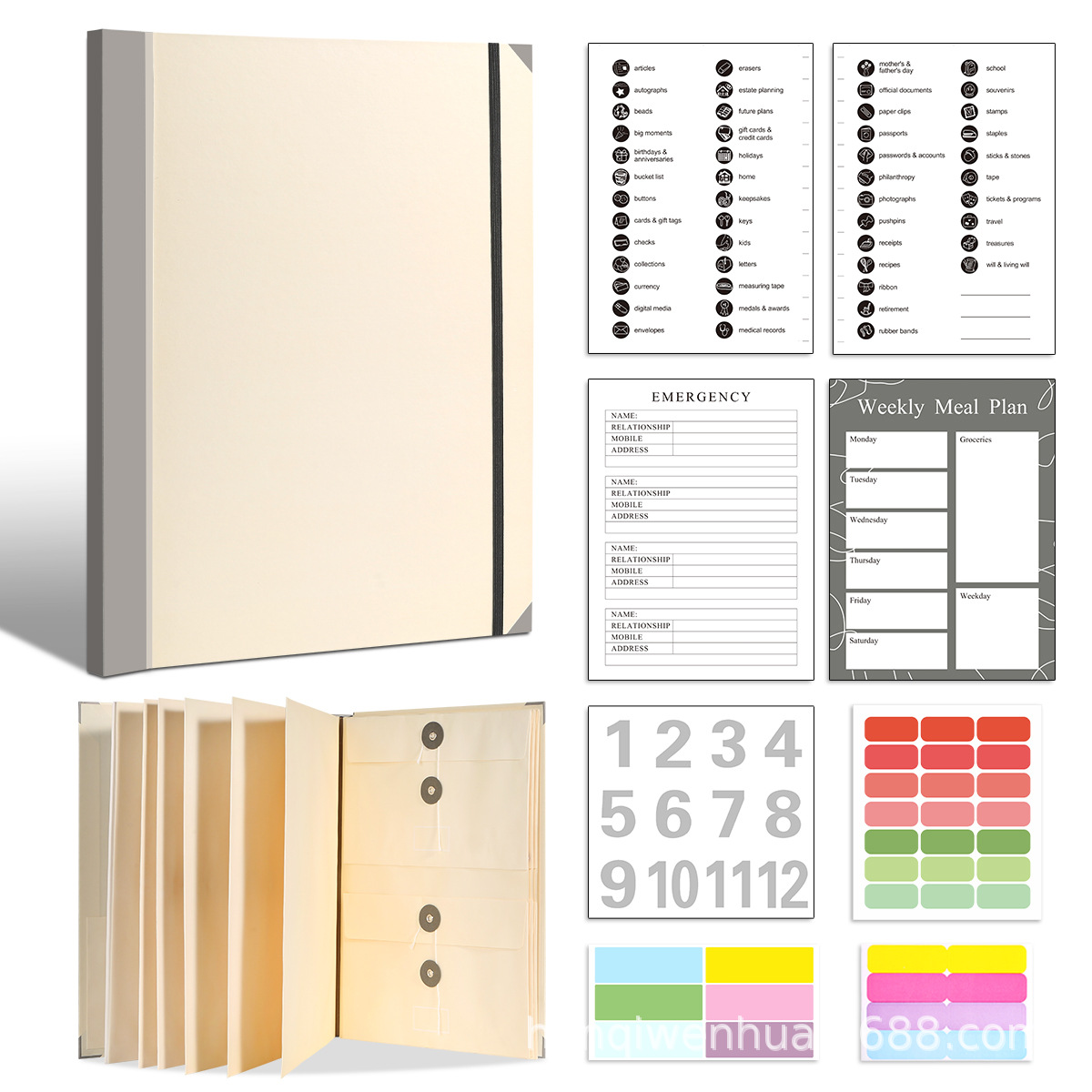얇은 부분-카키-오르간 가방-하이 구성