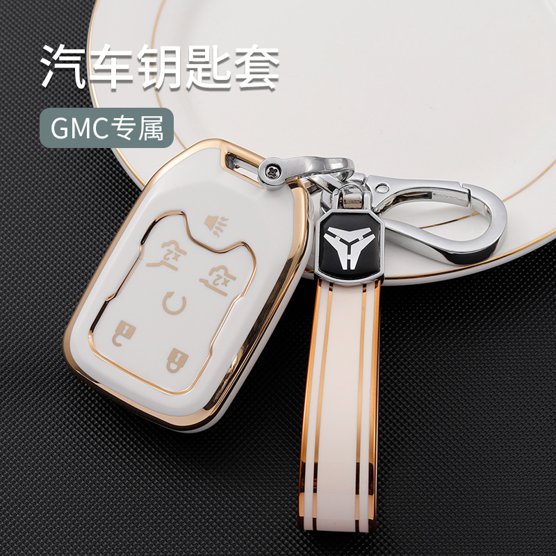 GMCシェフラン車のキーホルダーカバーSilveradoシェルColorad高級ファッションサーブバッグ女性を適用します。|undefined