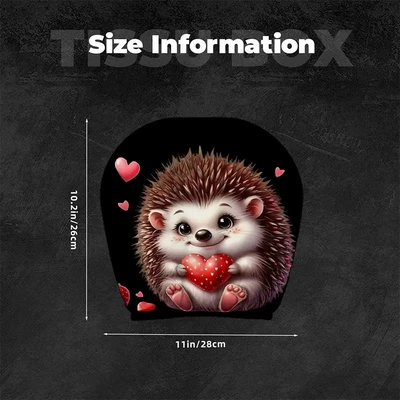 Universal seat cover cover, TEMU can be labeled and - hedgehog-double-sided-printing-1-piece