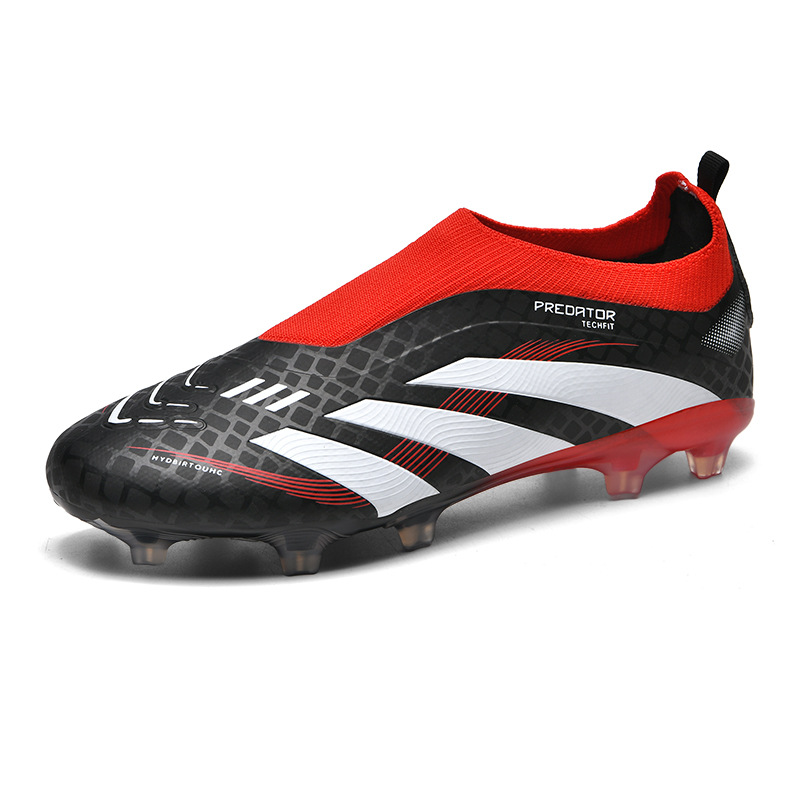 2025 nuevos zapatos de fútbol transfronterizos de clavos largos y bajos, zapatos de entrenamiento deportivo juvenil para hombres y mujeres.