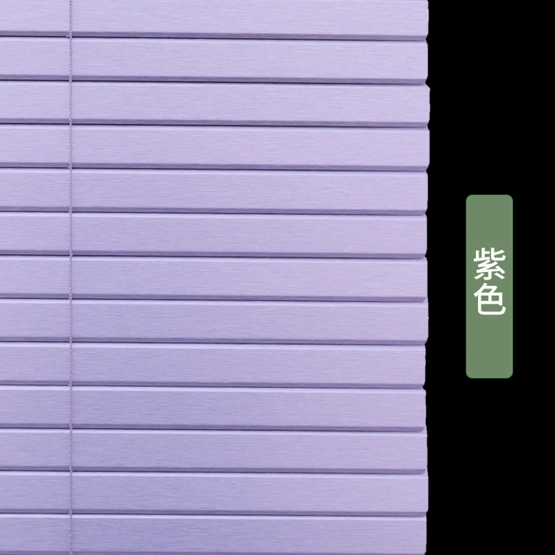 Factory-type aluminum alloy blinds bathroom waterproof and hole-free office high-blind electric roller blinds