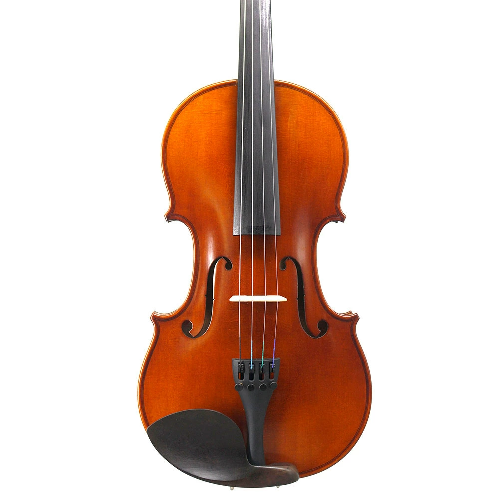 缪丝 Old violin naturally air-dried, patterned maple back, case and shoulder rest, solid wood violin for beginners' grade examination