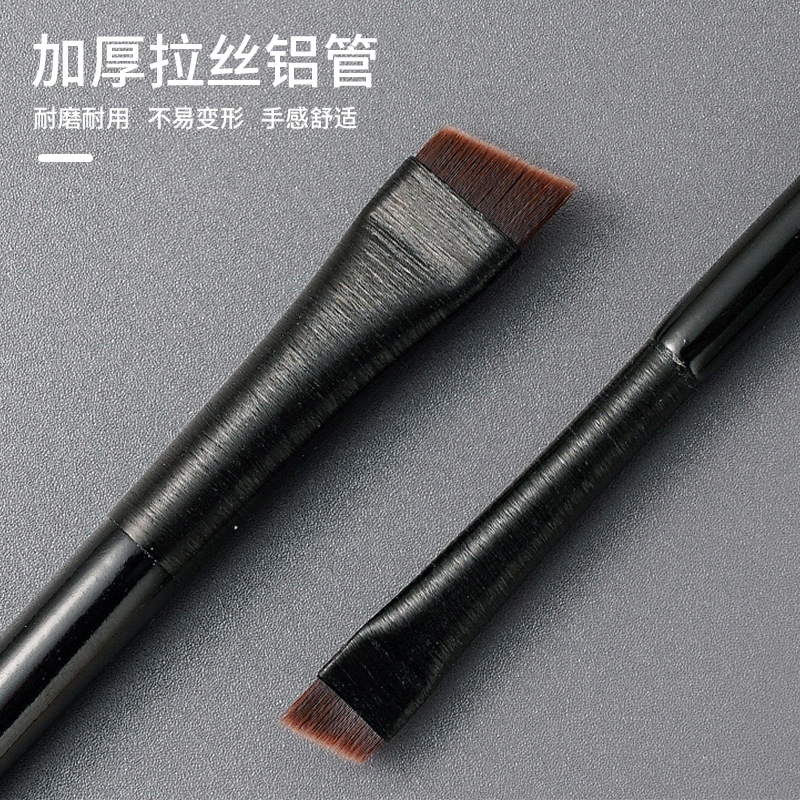 Wang Qixiang es el mismo cepillo de ojos de cuchilla A102 cepillo de cejas de ángulo plano, cepillo de cejas de gusano de seda, cepillo de maquillaje de opacificación