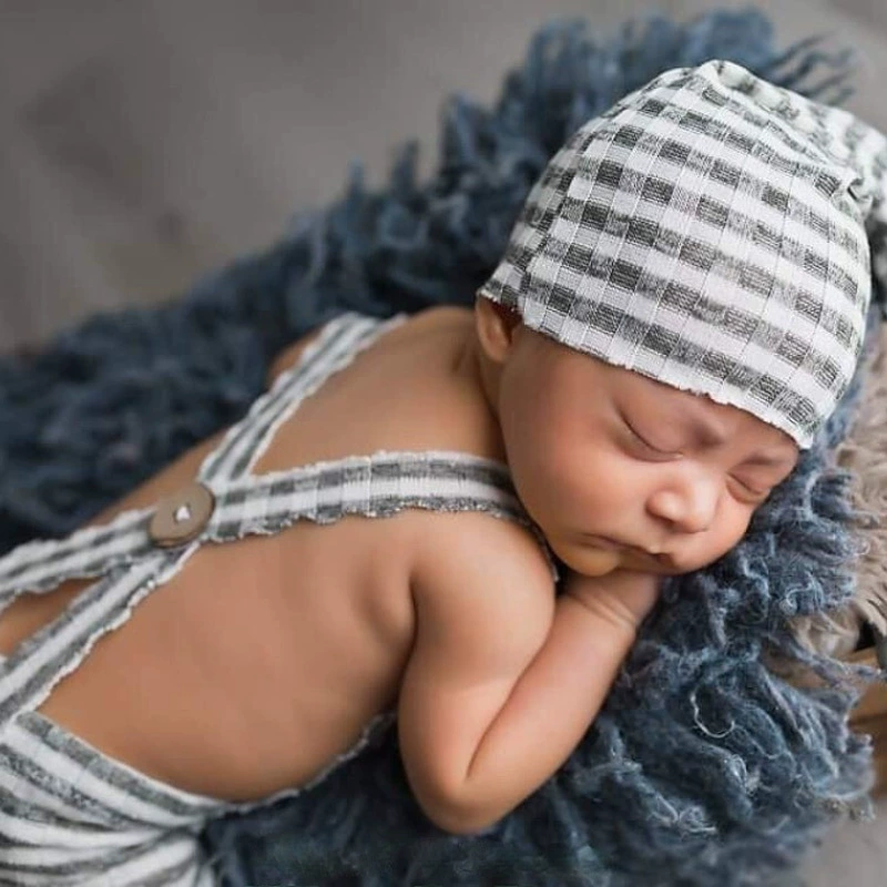 Фотопроб для новорожденного, комбинезон, брюки, шапочка, набор для фотосессий