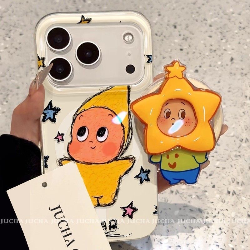 Graffiti Star Villain Suitable for Apple Iphone17 Mobile Phone Case Apple 16/15/Promax Soft 14/13/11