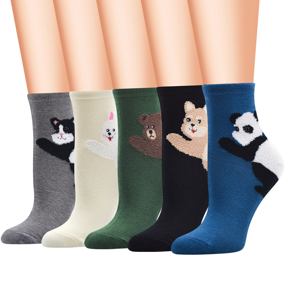 cartoon three dimensional cute socks