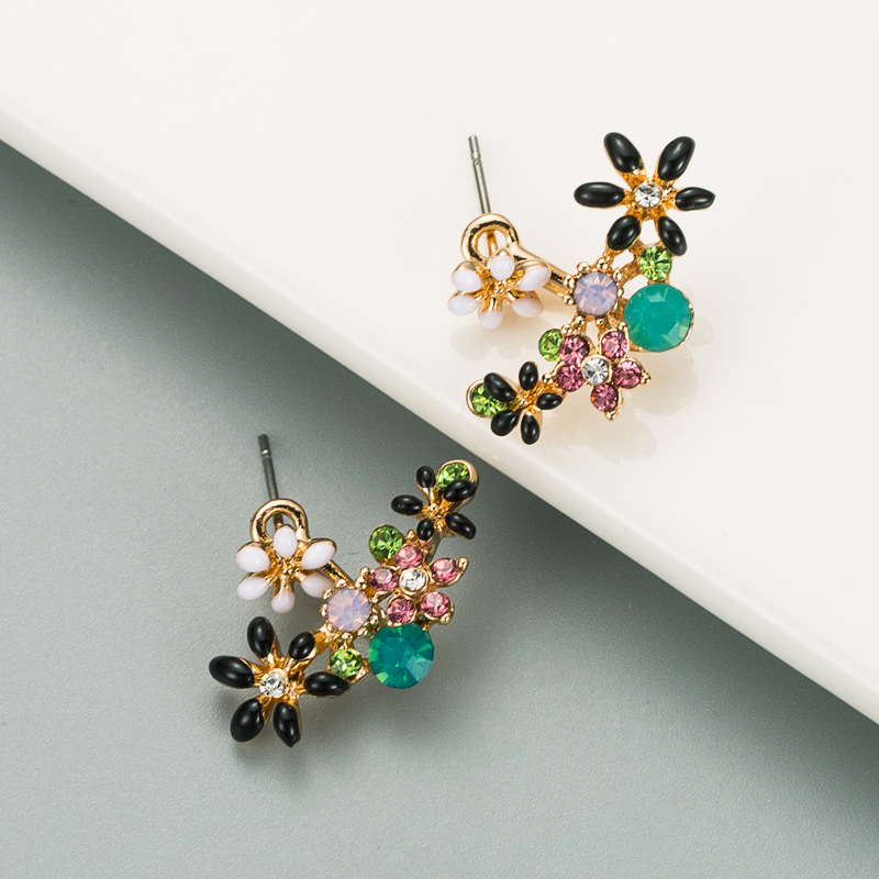 Korean Fashion Sun Flower Earrings display picture 5