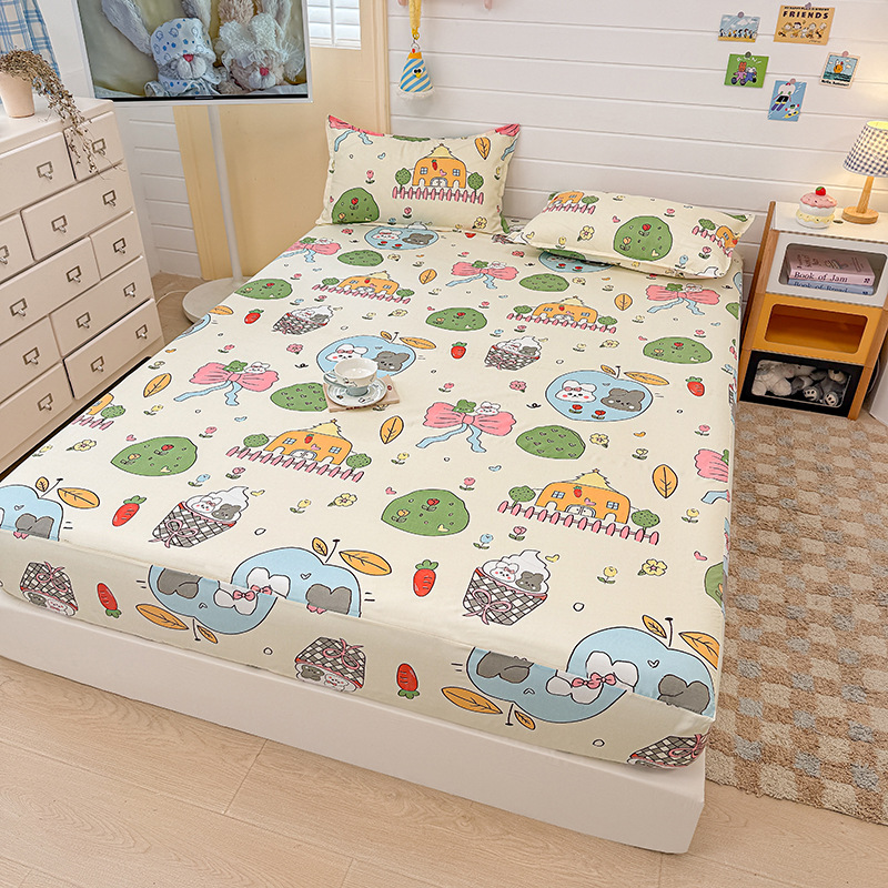 Diaper Pad Bed Sheet for Infants and Children, Waterproof, Washable, Large Mattress, Large Size Fitted Sheet, Breathable for Summer, Whole Bed, Cross-Border