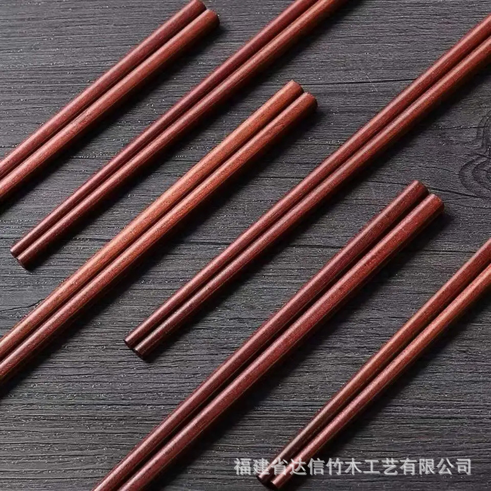 Palillos de madera de ala de pollo hogar fideos anti-escaldado comiendo olla caliente palillos fritos de madera maciza palillos públicos gruesos súper largos palillos alargados