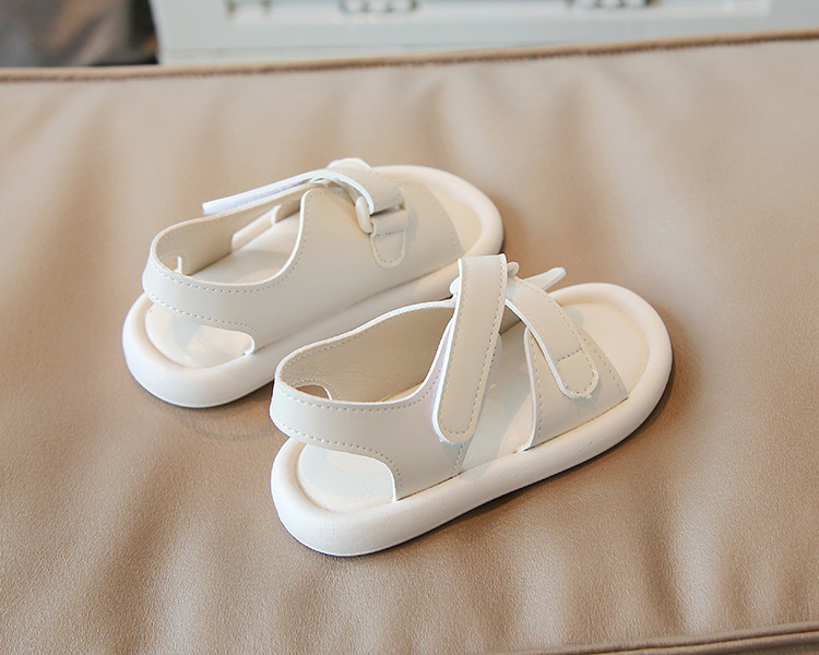 Versione coreana casual Velcro 2022 estate nuove scarpe da spiaggia per ragazzi e ragazze tendenza per sandali per bambini di piccole e medie dimensioni_voghion.com