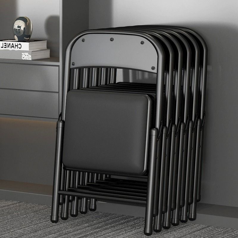 折叠椅简易凳子靠背椅家用子便携电脑椅培训会议椅餐椅宿舍办公椅