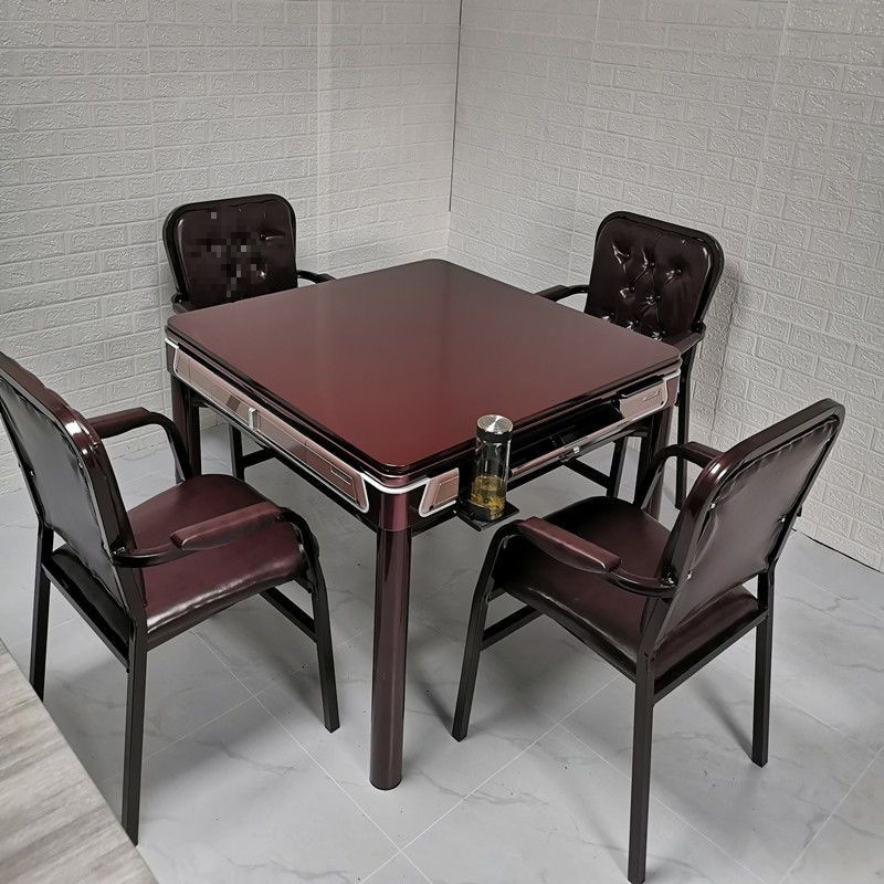 高档静音麻将机全自动餐桌两用棋牌家用可折叠四口机多功能机麻|undefined